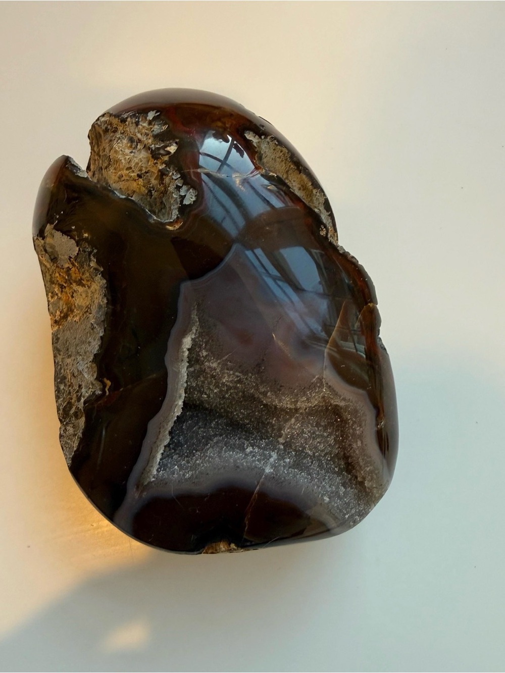 Unique Polished Agate and Crystal Specimen - Picture 8 of 8